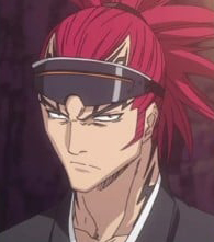 Renji Abarai, do anime Bleach (imagem: Suki Desu)