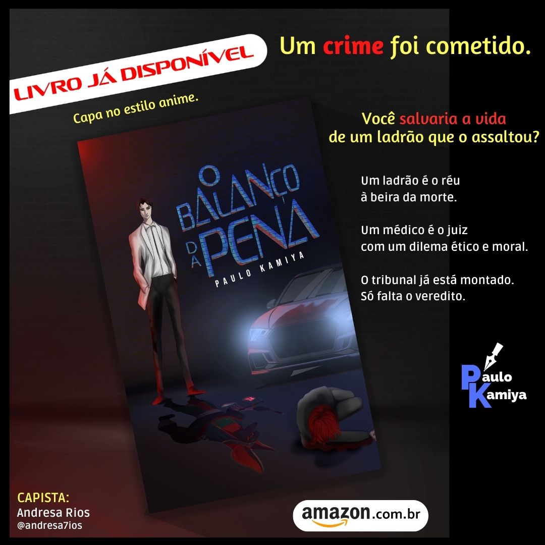 Banner do livro "O Balanço da Pena".